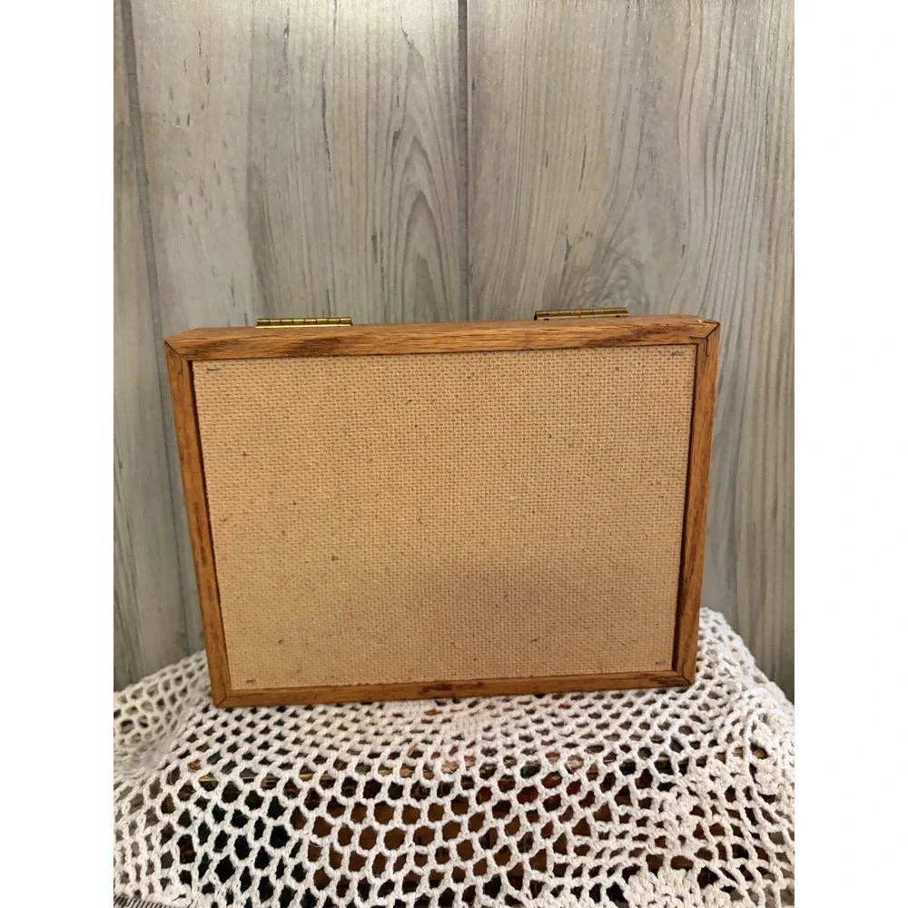 Vintage Raggedy Ann and Andy Wooden Keepsake Box Old Friends Are the Dearest